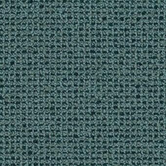 Woven fabric sample in teal-green with a dense, irregular grain and granular texture; durable, nubby material identified as grain 66237.